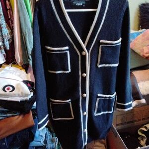 Cider long sweater jacket